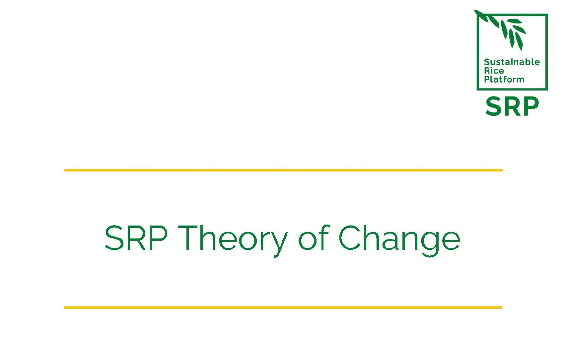 SRP Theory of Change