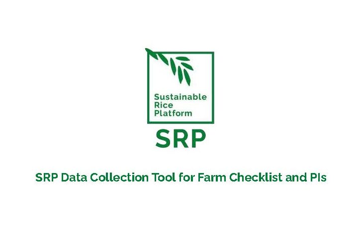 SRP Data Collection Tool for Farm Checklist and PIs