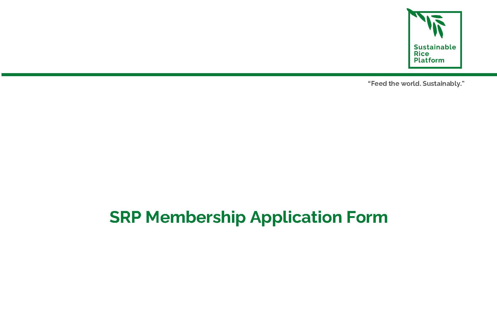 Membership Application Form